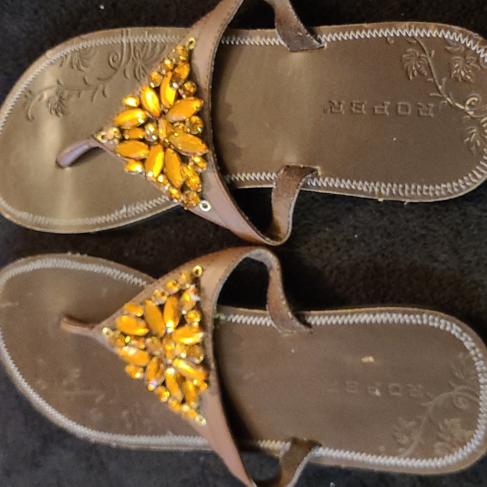 Roper sandals womans sz 9